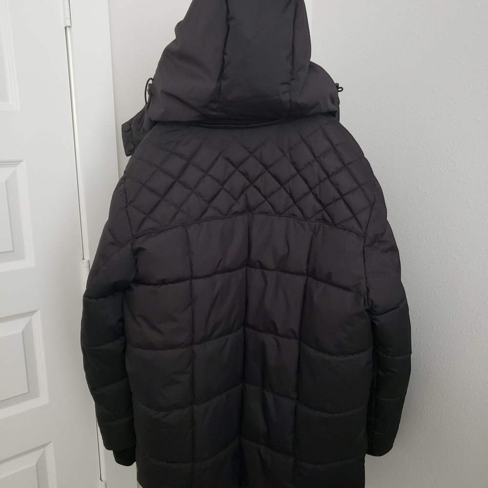 (EUC) Ben Sherman Black Puffer Quilted Jacket with Hood (Boys XL or Men's Small) - Picture 2 of 14